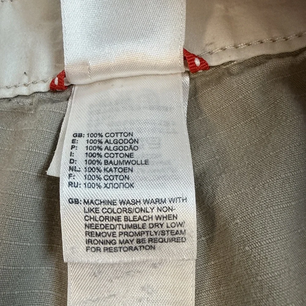 The North Face Paramont Peak Cargo Pants Cotton Hiking Outdoors Sz 40 X 31 Khaki